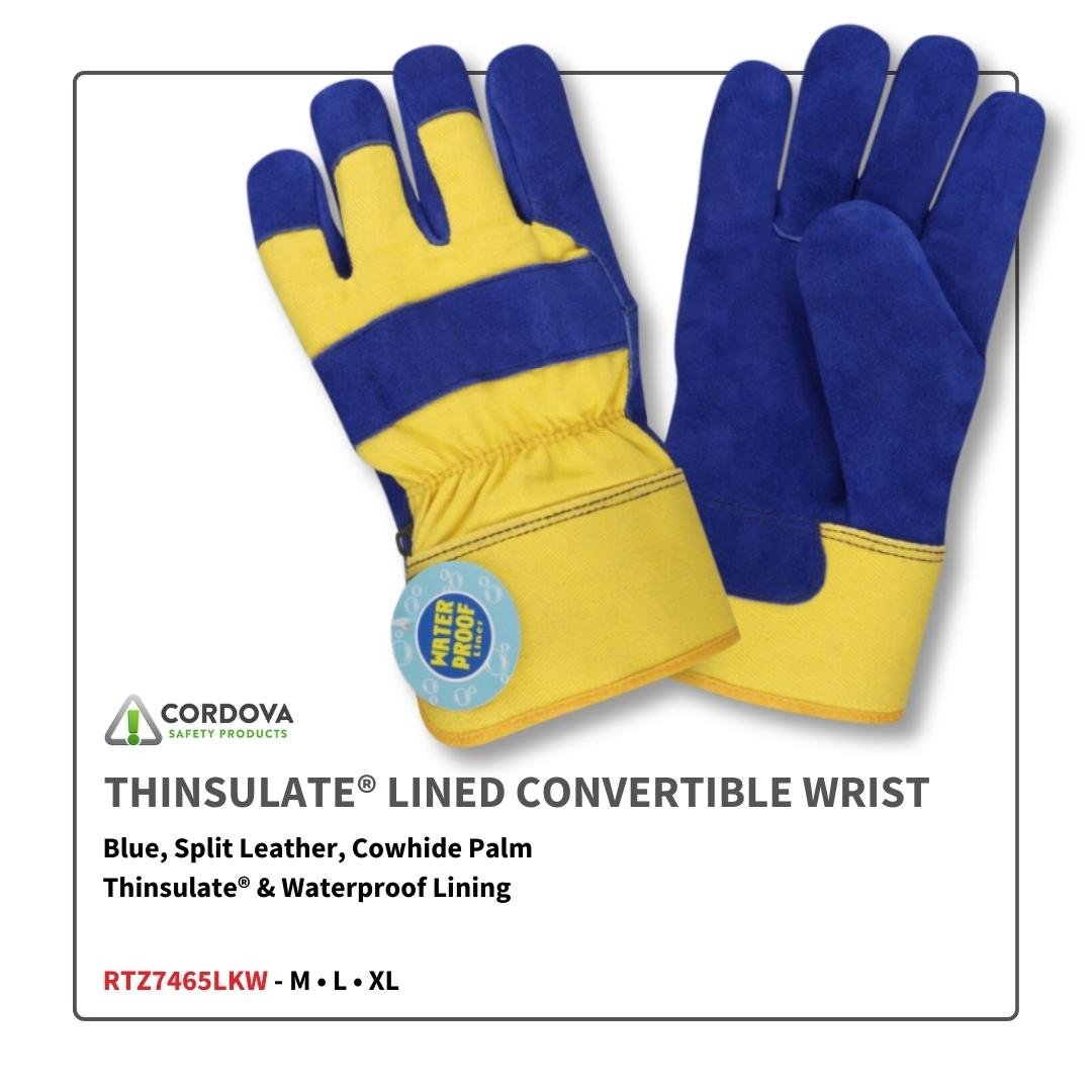 Thinsulate® Lined Convertible Wrist Gloves